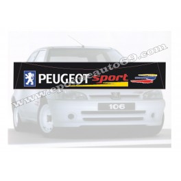 Pare soleil Peugeot 106 Rallye phase 2( noir ) - EPOQUEAUTO69