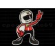 Autocollant sticker Pilote ABARTH 