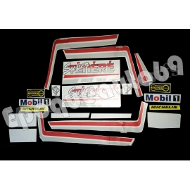 Autocollants Stickers Yamaha tenere 600 Paris Alger Dakar - EPOQUEAUTO69