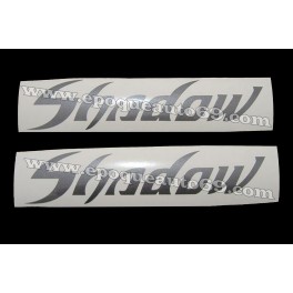 Autocollants - Stickers réservoir Honda Shadow gris